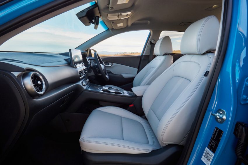 2021 Hyundai Kona Electric - Interior, Front Seats Wallpaper 850x567 #54