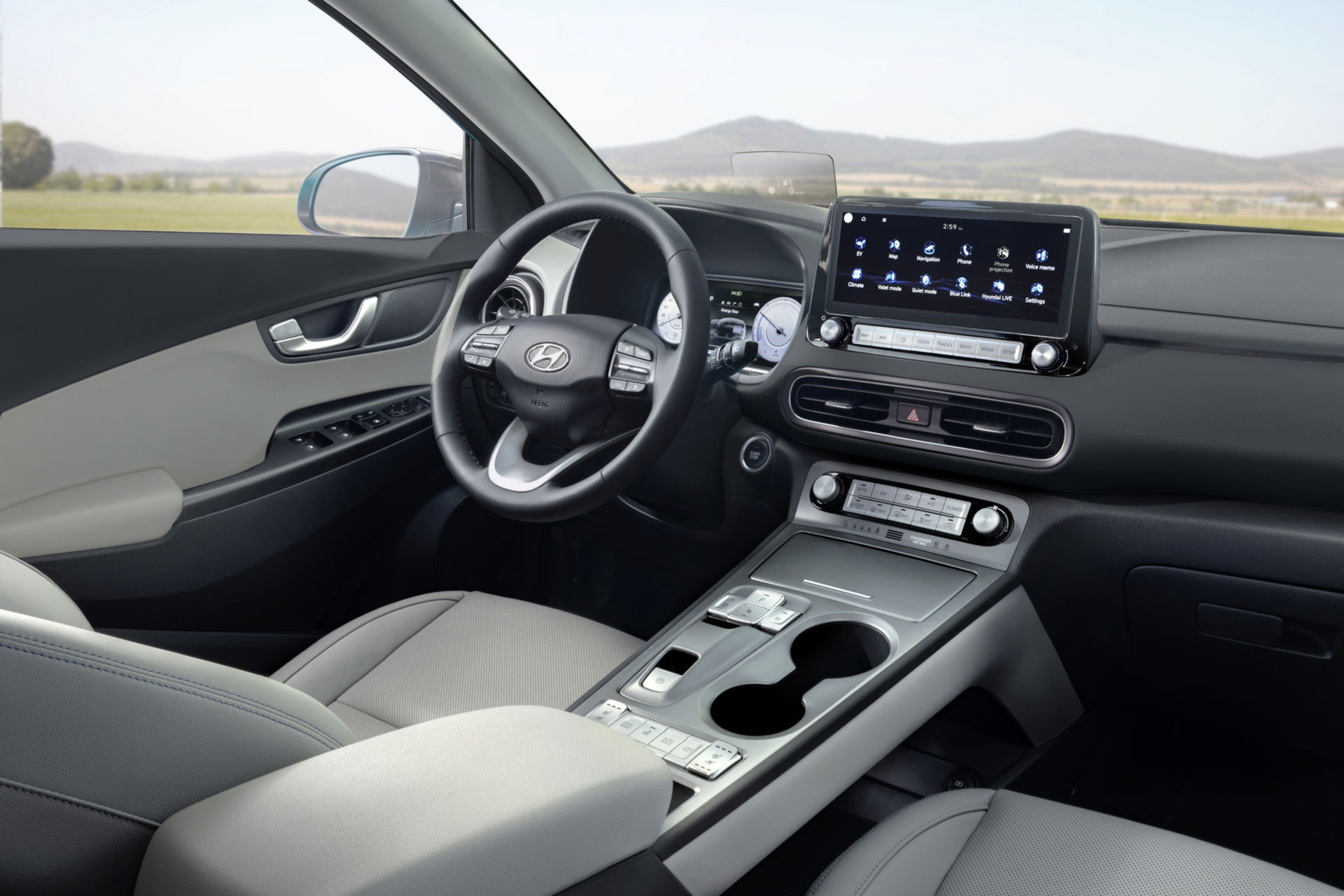 Download 2021 Hyundai Kona Electric - Interior HD Wallpaper 1920x1280 #90
