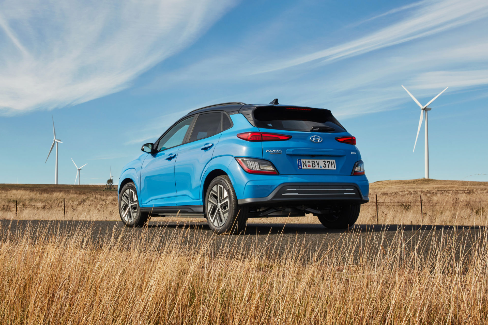 Download 2021 Hyundai Kona Electric - Rear Three-Quarter HD Wallpaper 1920x1280 #18