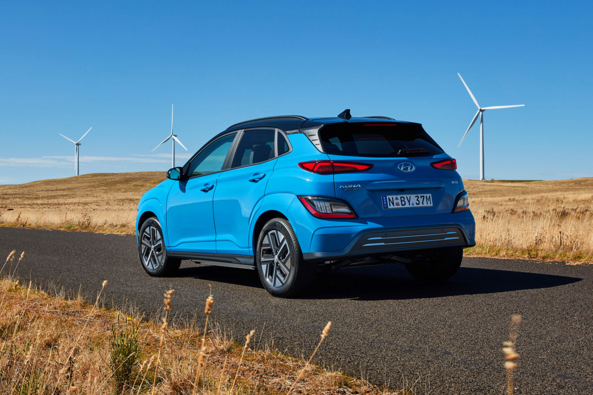 Download 2021 Hyundai Kona Electric - Rear Three-Quarter HD Wallpaper 1920x1280 #5