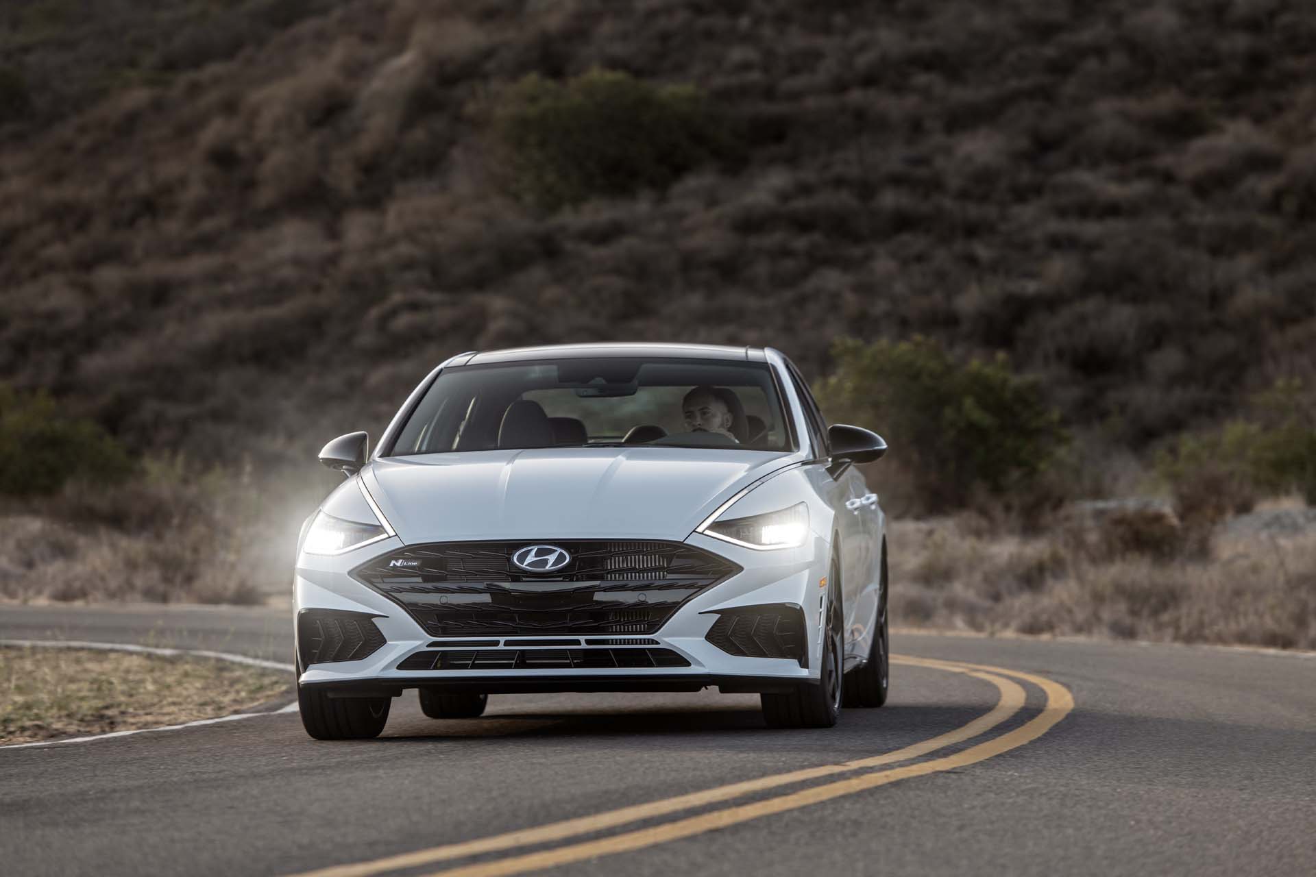 Download 2021 Hyundai Sonata N Line - Front HD Wallpaper 1920x1280 #12