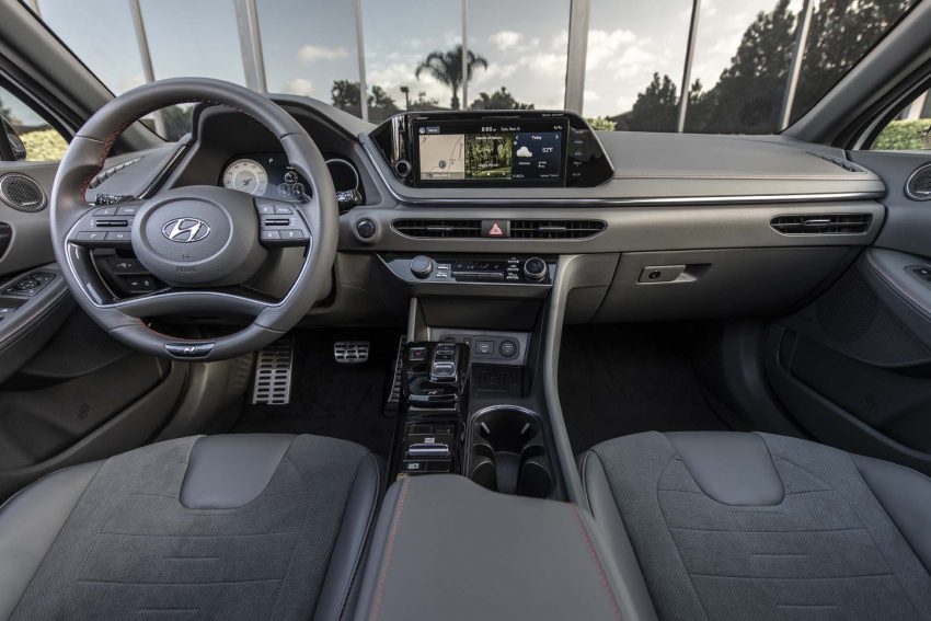 2021 Hyundai Sonata N Line - Interior, Cockpit HD Wallpapers 850x567 #44 2021 Hyundai Sonata N Line - Interior, Cockpit Wallpaper 850x567 #44