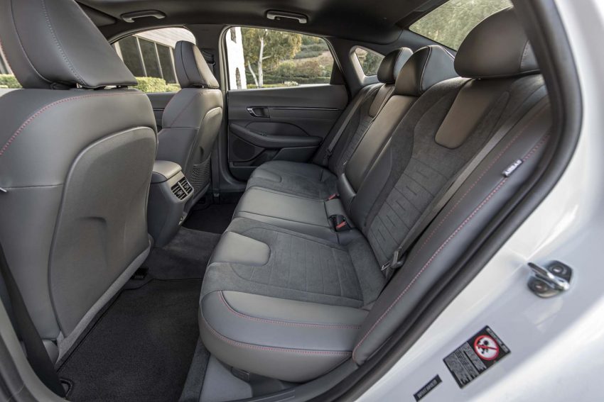 2021 Hyundai Sonata N Line - Interior, Rear Seats HD Wallpapers 850x567 #58 2021 Hyundai Sonata N Line - Interior, Rear Seats Wallpaper 850x567 #58