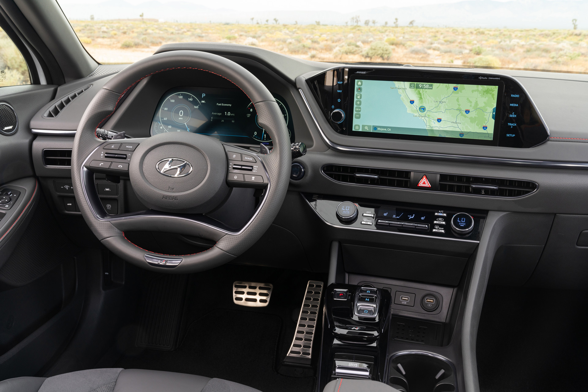 Download 2021 Hyundai Sonata N Line - Interior HD Wallpaper 1920x1281 #41