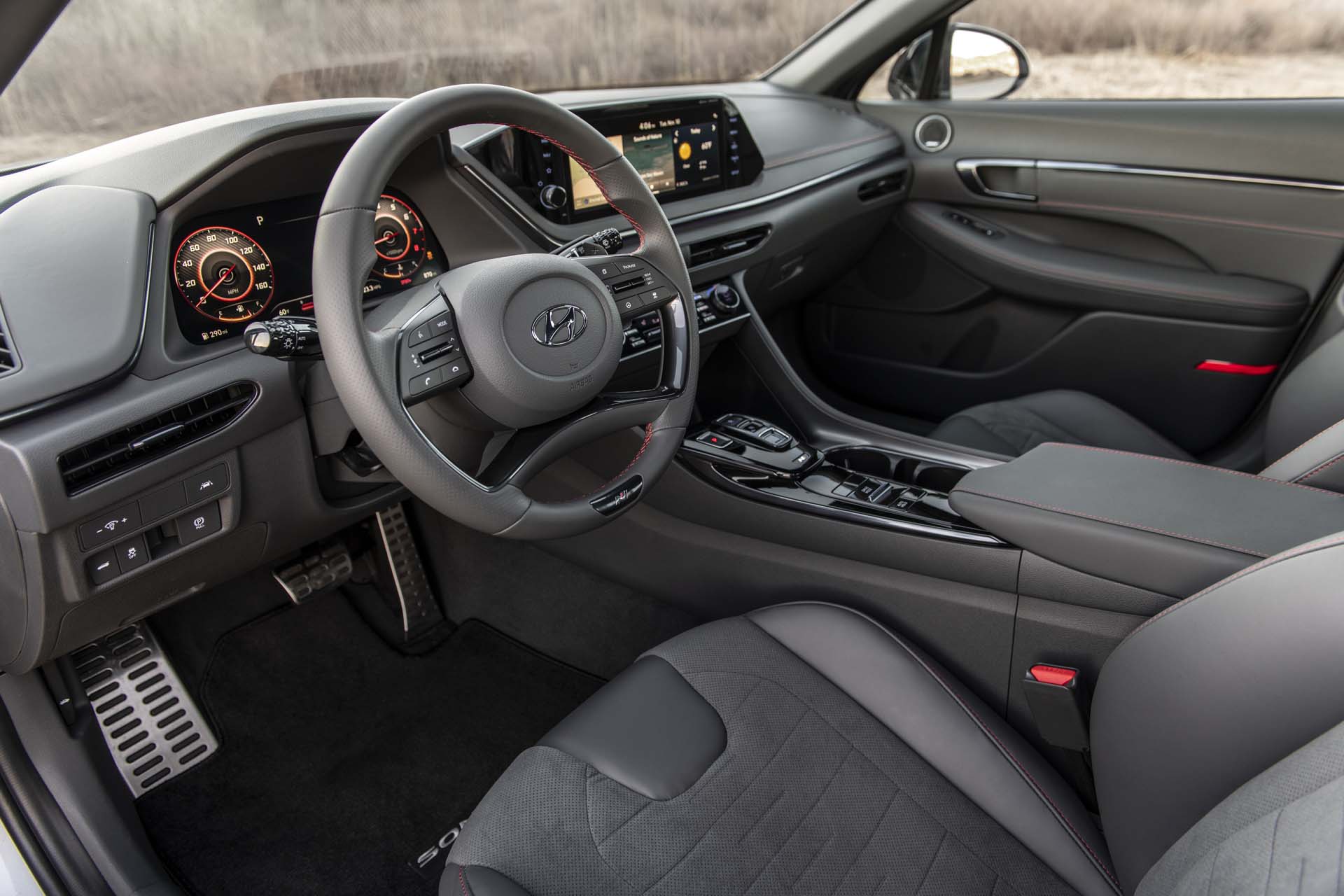 Download 2021 Hyundai Sonata N Line - Interior HD Wallpaper 1920x1280 #105