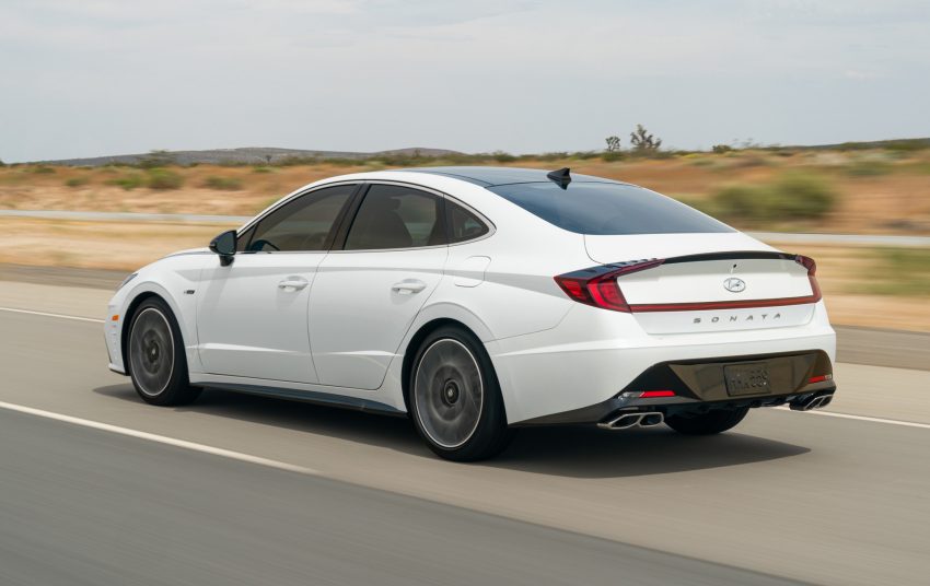 2021 Hyundai Sonata N Line - Rear Three-Quarter HD Wallpapers 850x536 #3 2021 Hyundai Sonata N Line - Rear Three-Quarter Wallpaper 850x536 #3