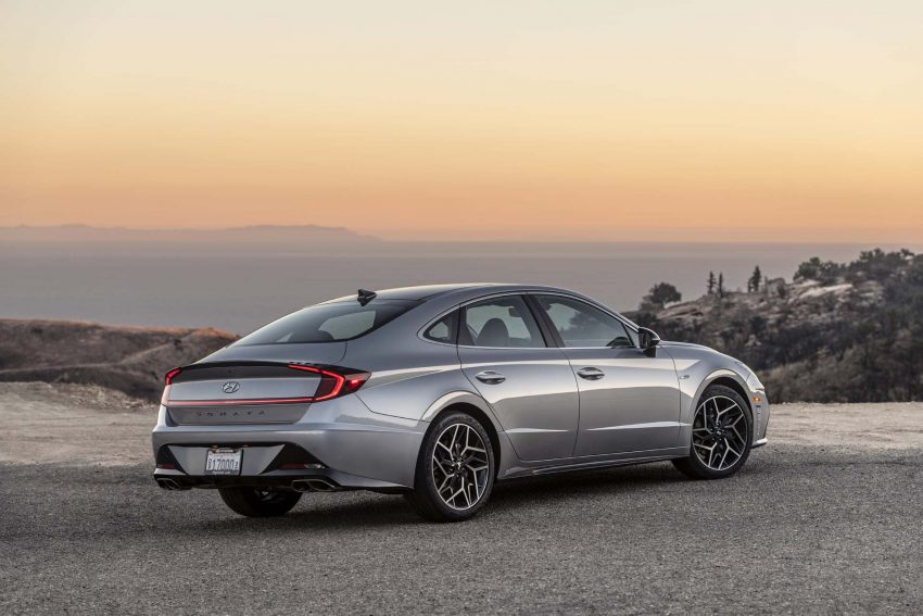2021 Hyundai Sonata N Line - Rear Three-Quarter HD Wallpapers 850x567 #76 2021 Hyundai Sonata N Line - Rear Three-Quarter Wallpaper 850x567 #76