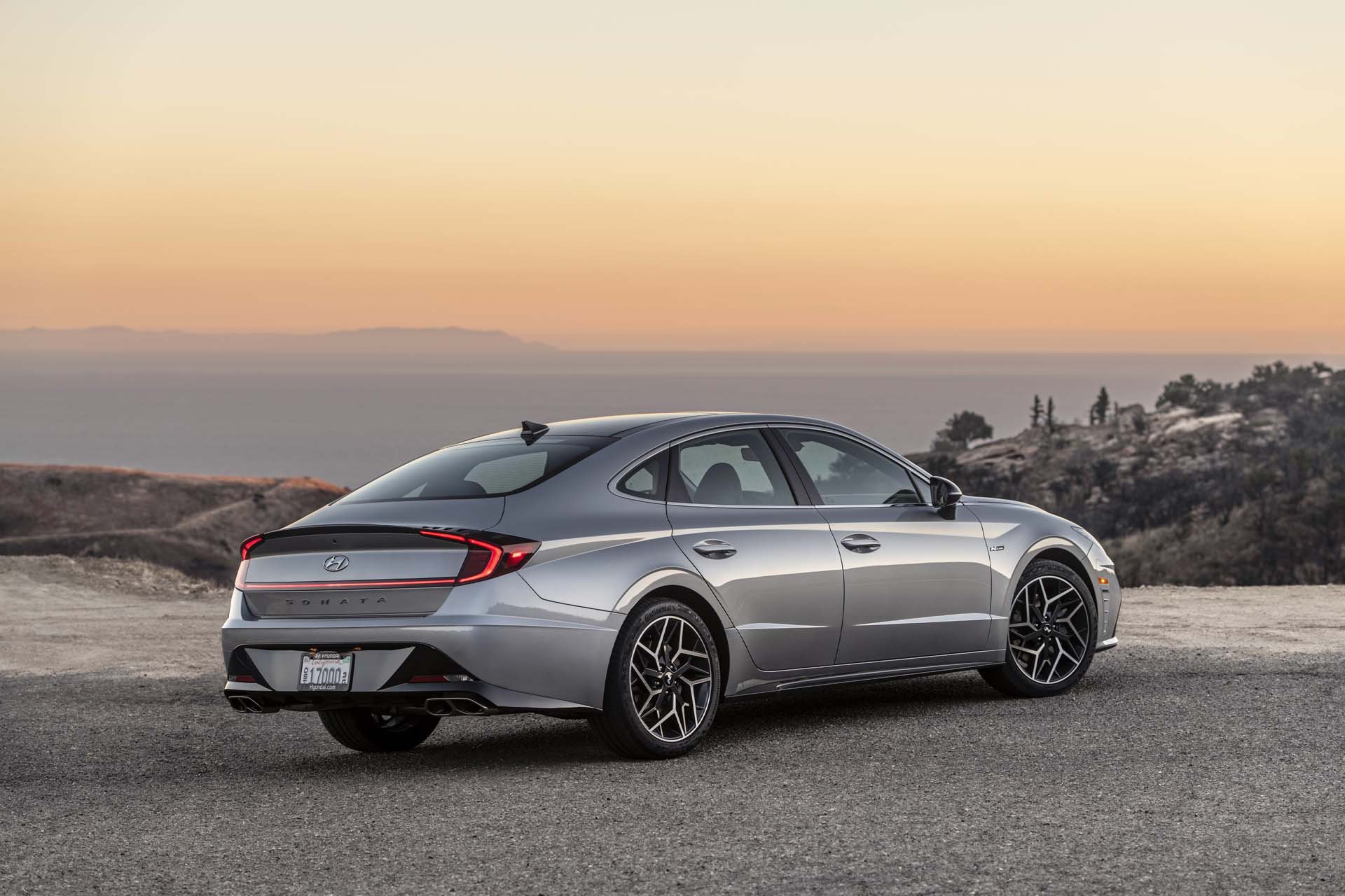 Download 2021 Hyundai Sonata N Line - Rear Three-Quarter HD Wallpaper 1920x1280 #76