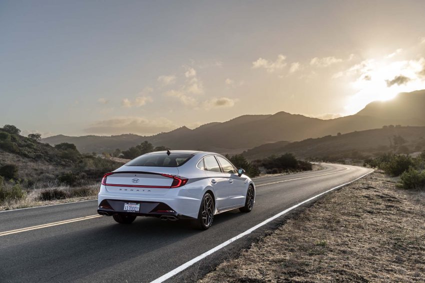 2021 Hyundai Sonata N Line - Rear Three-Quarter HD Wallpapers 850x567 #13 2021 Hyundai Sonata N Line - Rear Three-Quarter Wallpaper 850x567 #13