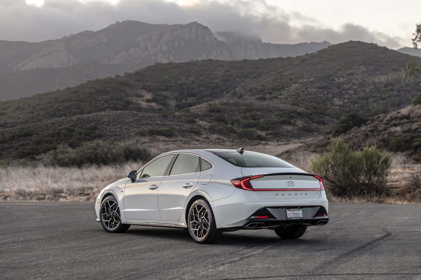 2021 Hyundai Sonata N Line - Rear Three-Quarter HD Wallpapers 850x567 #8 2021 Hyundai Sonata N Line - Rear Three-Quarter Wallpaper 850x567 #8