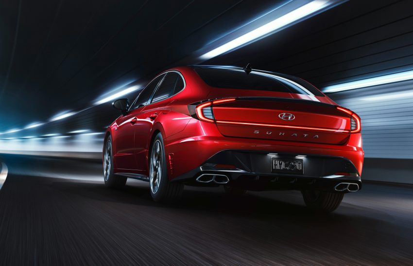 2021 Hyundai Sonata N Line - Rear Three-Quarter HD Wallpapers 850x549 #110 2021 Hyundai Sonata N Line - Rear Three-Quarter Wallpaper 850x549 #110