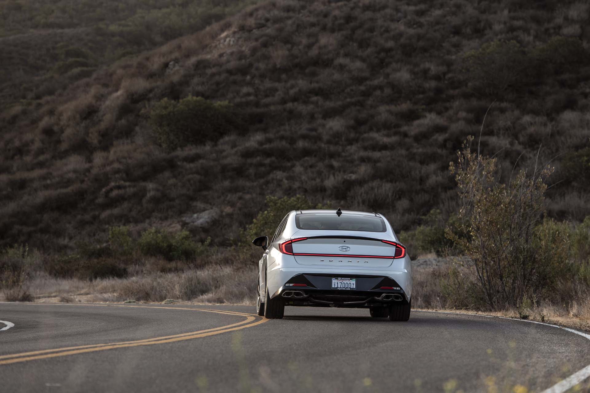 Download 2021 Hyundai Sonata N Line - Rear HD Wallpaper 1920x1280 #14