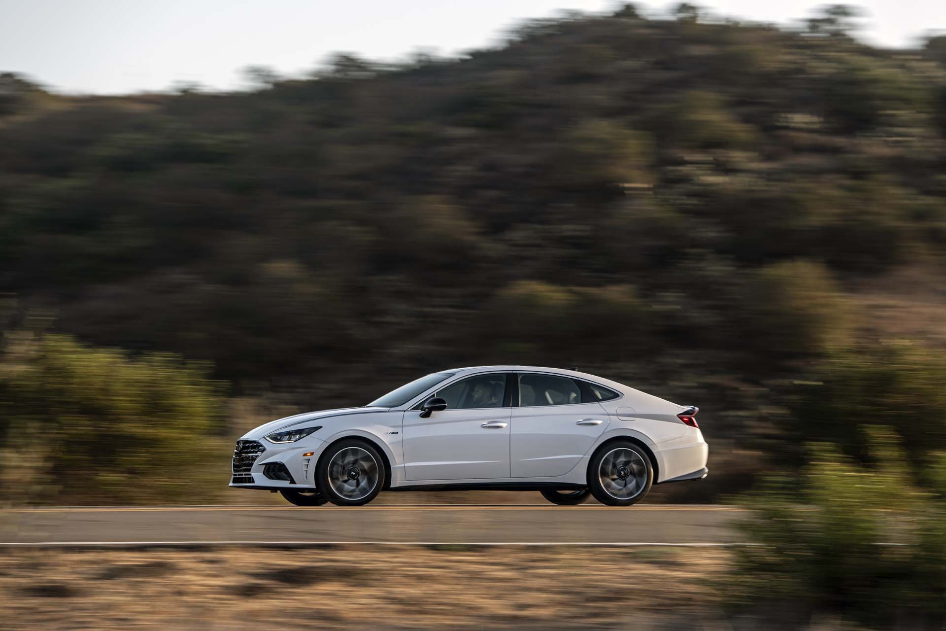 Download 2021 Hyundai Sonata N Line - Side HD Wallpaper 1920x1280 #15