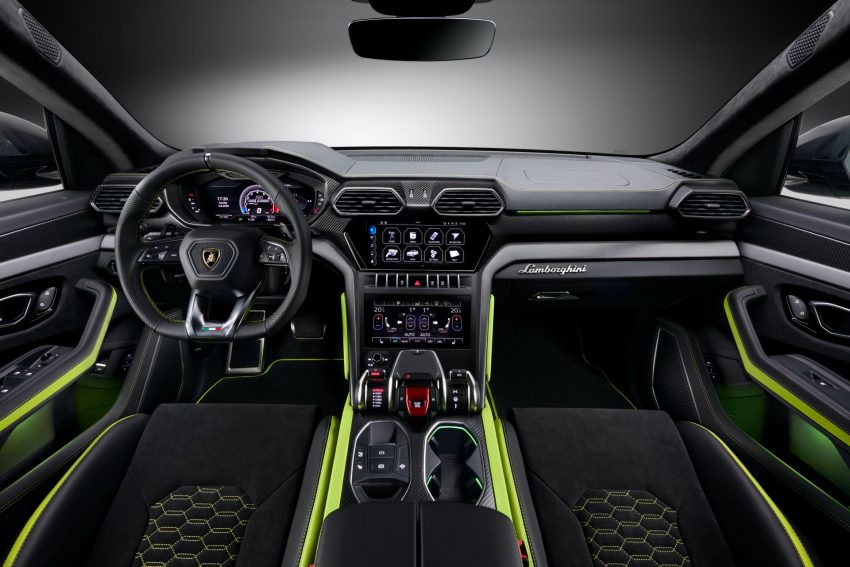 2021 Lamborghini Urus Graphite Capsule - Interior, Cockpit Wallpaper 850x567 #7