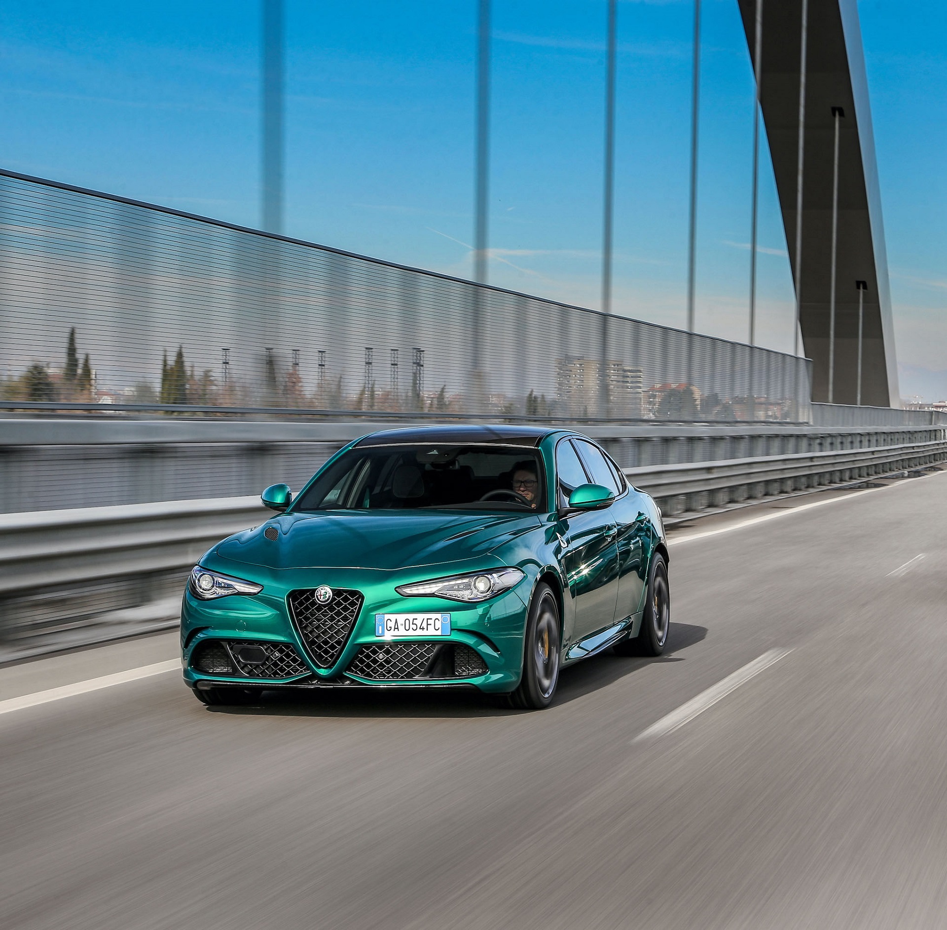 Download 2020 Alfa Romeo Giulia Quadrifoglio - Front Three-Quarter HD Wallpaper 1920x1886 #7