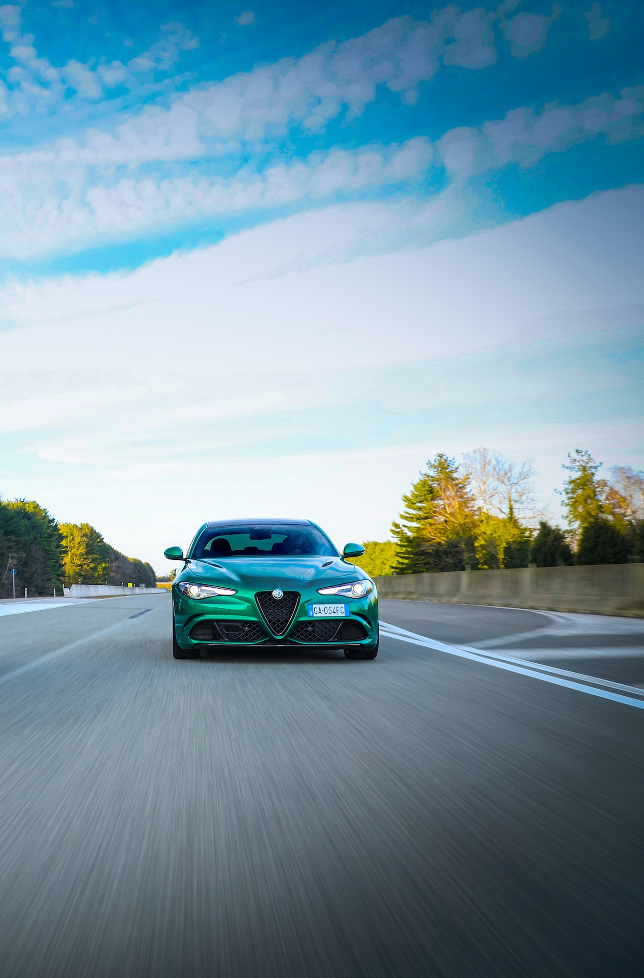 Download 2020 Alfa Romeo Giulia Quadrifoglio - Front HD Phone Wallpaper 1265x1920 #8