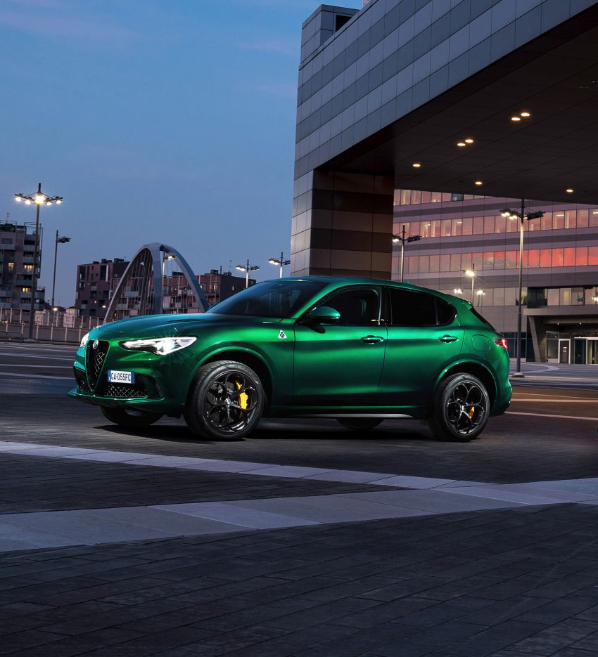 2020 Alfa Romeo Stelvio Quadrifoglio - Front Three-Quarter Phone Wallpaper 850x935 #18
