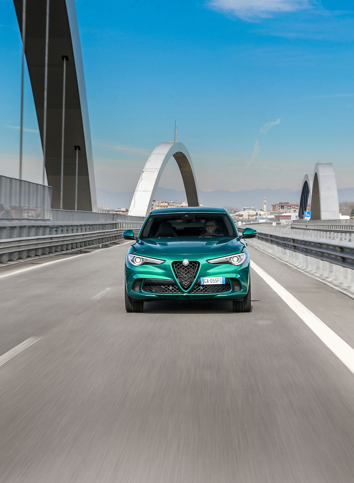 Download 2020 Alfa Romeo Stelvio Quadrifoglio - Front HD Phone Wallpaper 1468x2001 #6