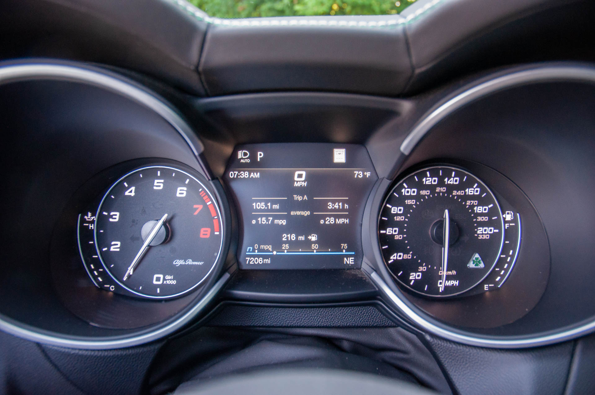 Download 2020 Alfa Romeo Stelvio Quadrifoglio - Instrument Cluster HD Wallpaper 1920x1275 #50