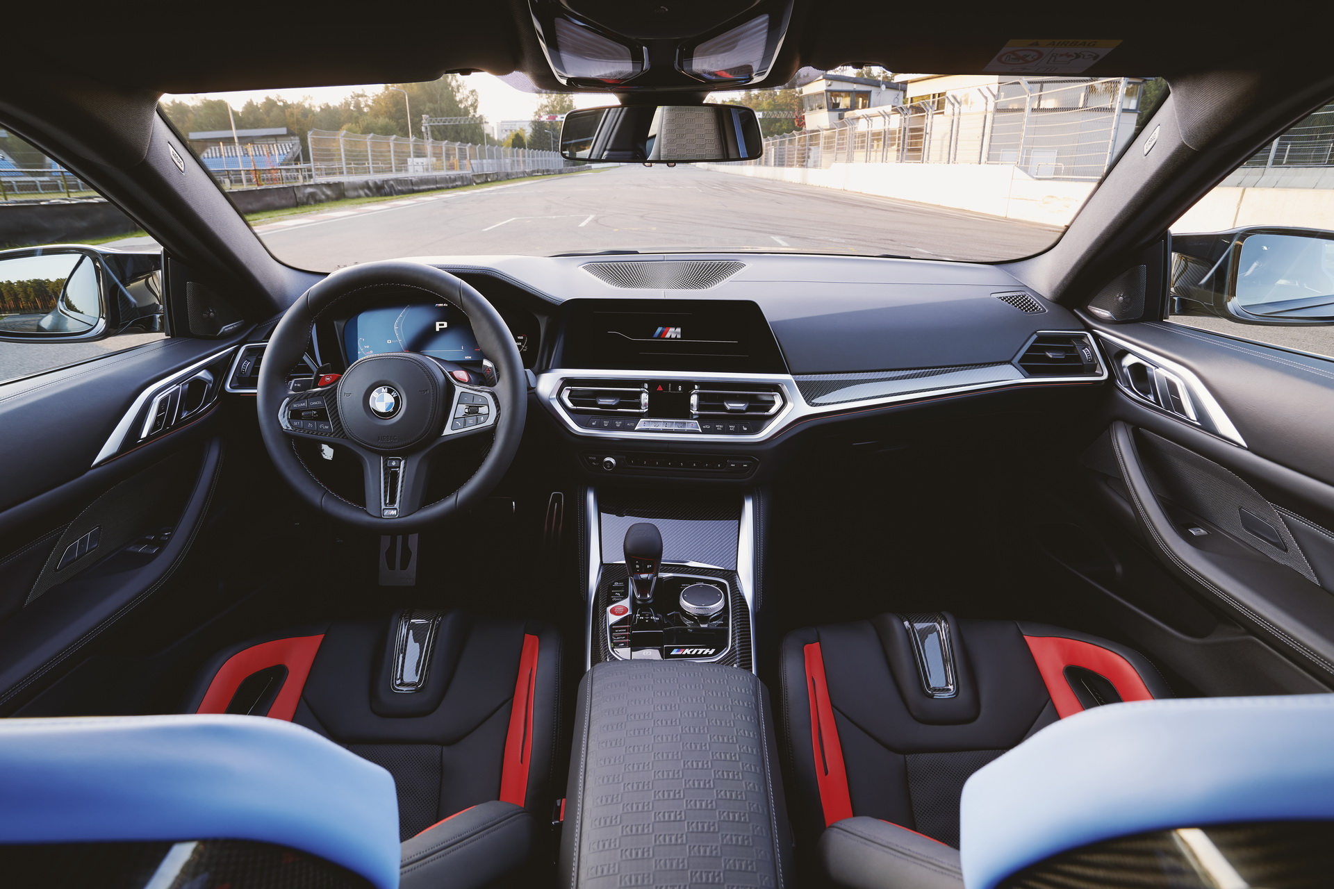 Download 2022 BMW M4 Competition x Kith - Interior, Cockpit HD Wallpaper 1920x1280 #51