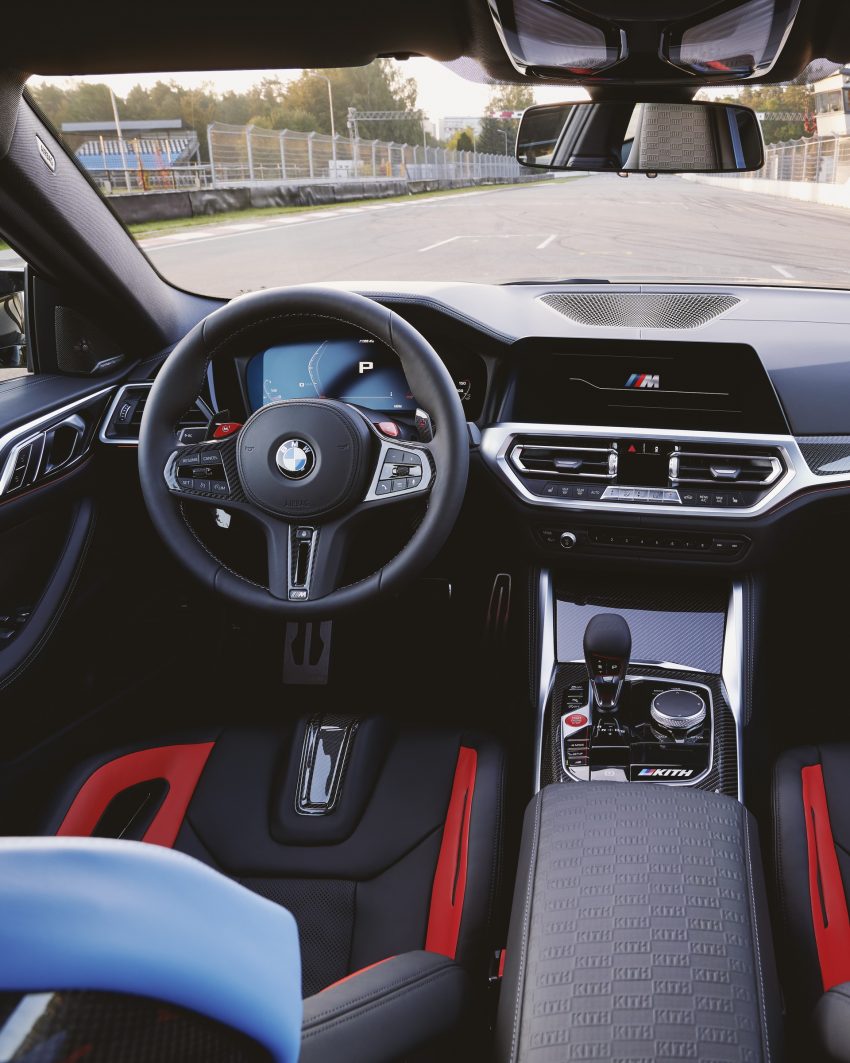 2022 BMW M4 Competition x Kith - Interior, Cockpit Phone Wallpaper 850x1063 #49