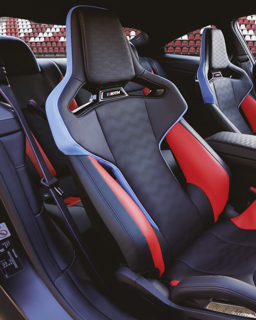 2022 BMW M4 Competition x Kith - Interior, Front Seats Phone Wallpaper 850x1063 #46