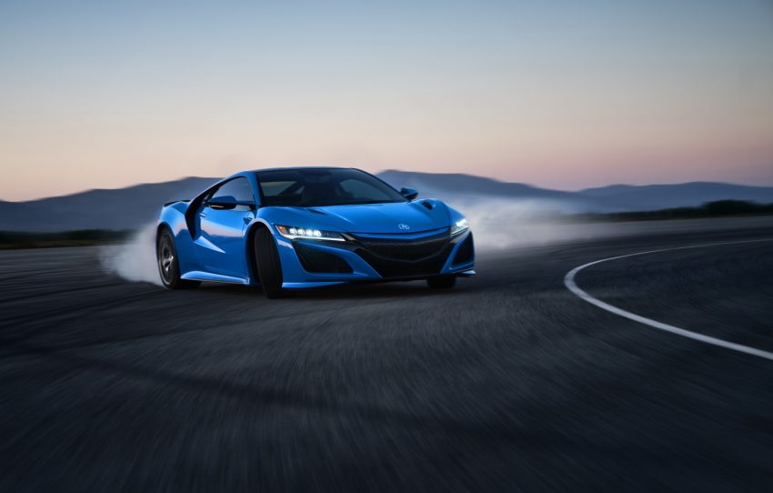 2021 Acura NSX in Long Beach Blue Pearl - Front Three-Quarter Wallpaper 850x542 #4