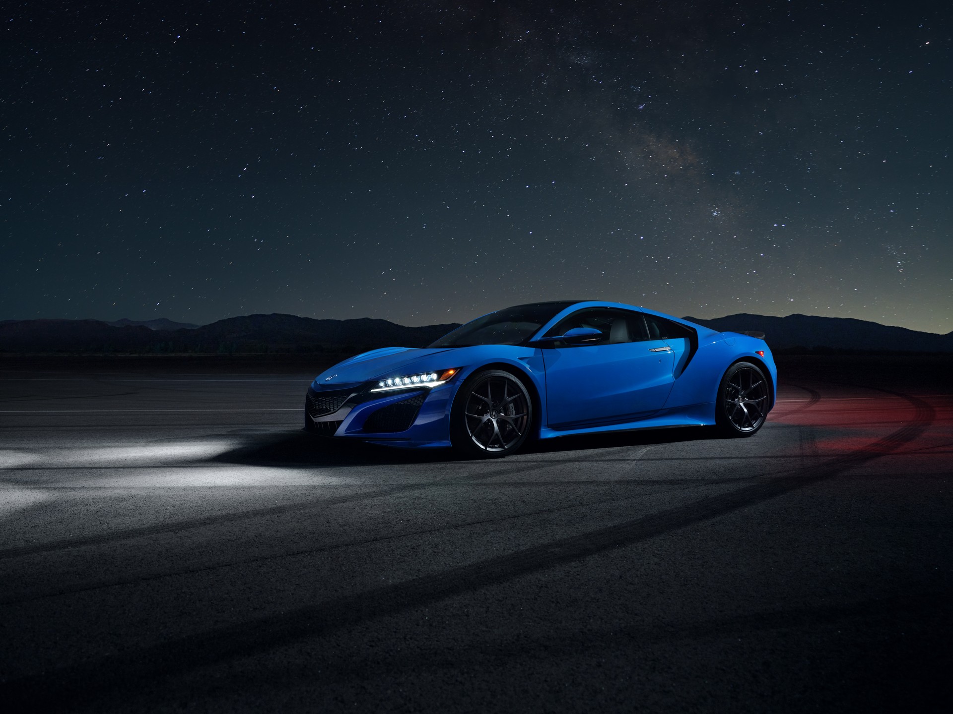 Download 2021 Acura NSX in Long Beach Blue Pearl - Front Three-Quarter HD Wallpaper 1920x1440 #5
