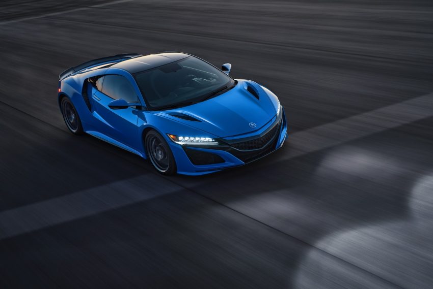 2021 Acura NSX in Long Beach Blue Pearl - Top Wallpaper 850x569 #1