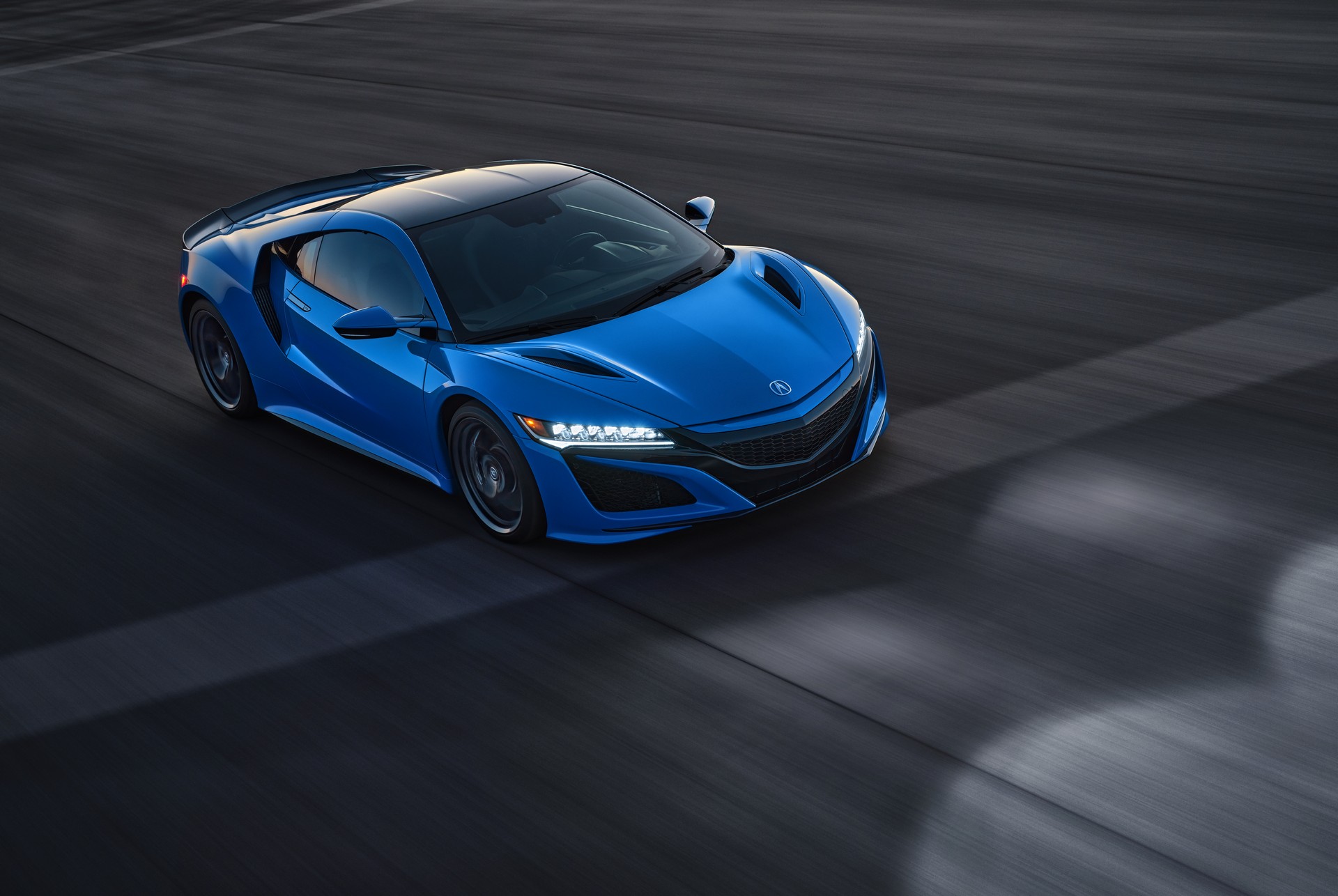 Download 2021 Acura NSX in Long Beach Blue Pearl - Top HD Wallpaper 1920x1286 #1