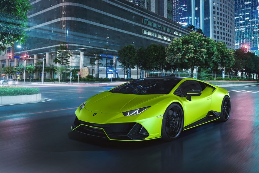 2021 Lamborghini Huracán EVO Fluo Capsule - Front Three-Quarter Wallpaper 850x567 #12