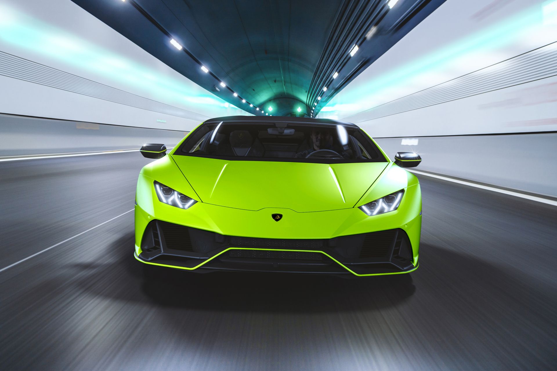 Download 2021 Lamborghini Huracán EVO Fluo Capsule - Front HD Wallpaper 1920x1280 #14