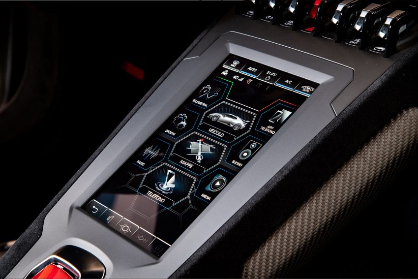 2021 Lamborghini Huracán STO - Central Console Wallpaper 850x567 #81