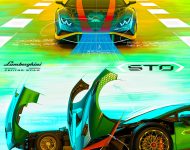 2021 Lamborghini Huracán STO - Design Sketch Wallpaper 190x150