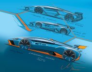 2021 Lamborghini Huracán STO - Design Sketch Wallpaper 190x150