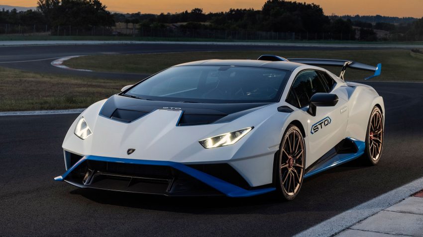 2021 Lamborghini Huracán STO - Front Three-Quarter Wallpaper 850x478 #52
