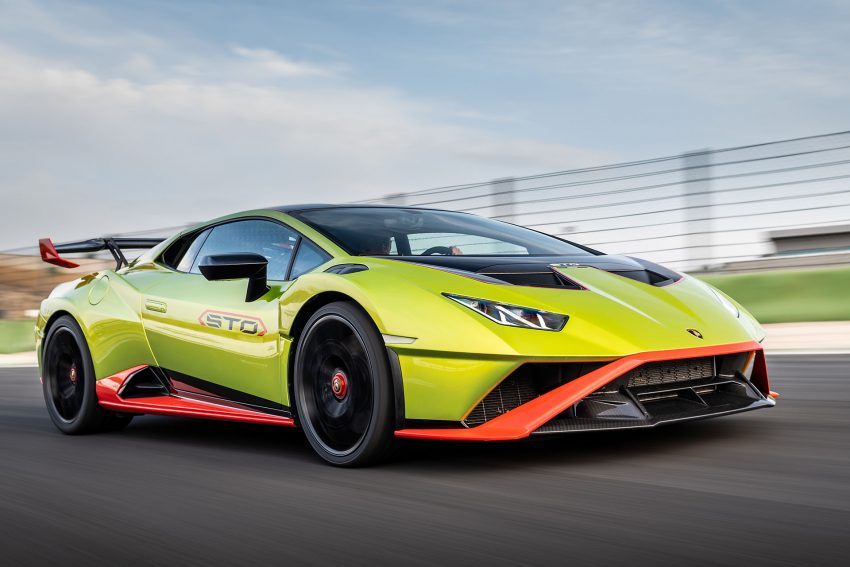 2021 Lamborghini Huracán STO - Front Three-Quarter Wallpaper 850x567 #6