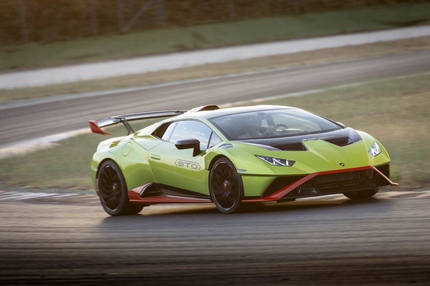 2021 Lamborghini Huracán STO - Front Three-Quarter Wallpaper 850x566 #10