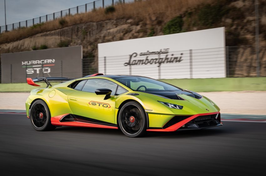 2021 Lamborghini Huracán STO - Front Three-Quarter Wallpaper 850x565 #12