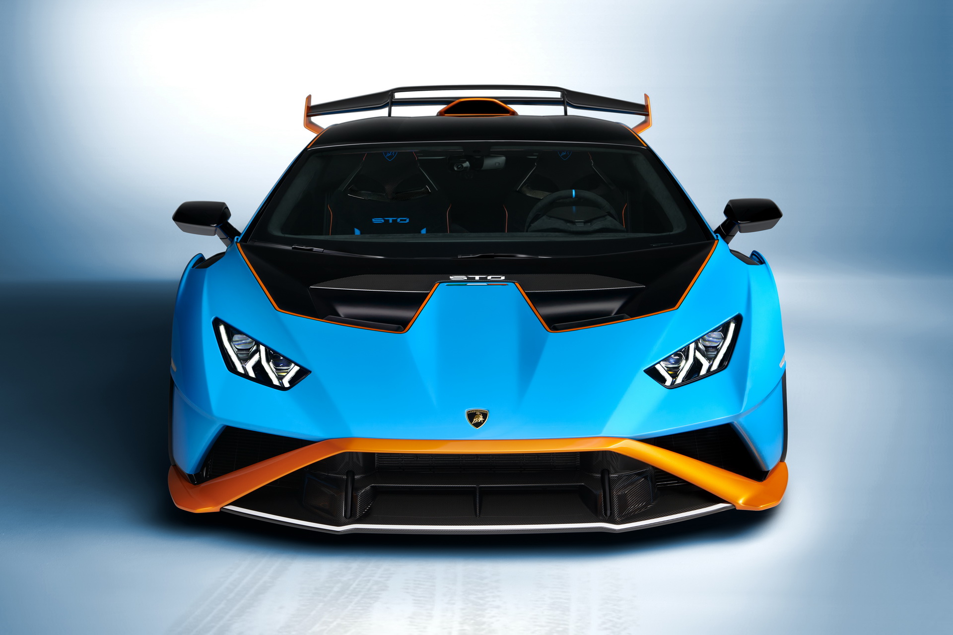 Download 2021 Lamborghini Huracán STO - Front HD Wallpaper 1920x1280 #111