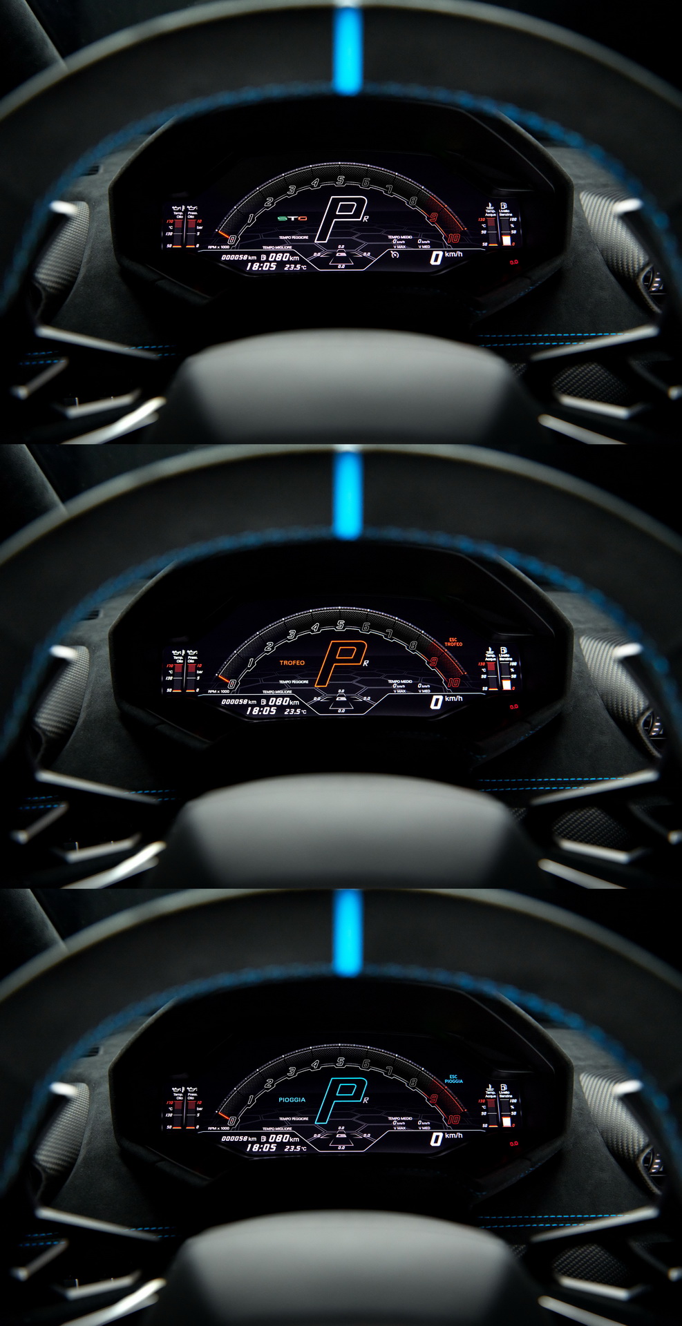 Download 2021 Lamborghini Huracán STO - Instrument Cluster HD Phone Wallpaper 987x1920 #125