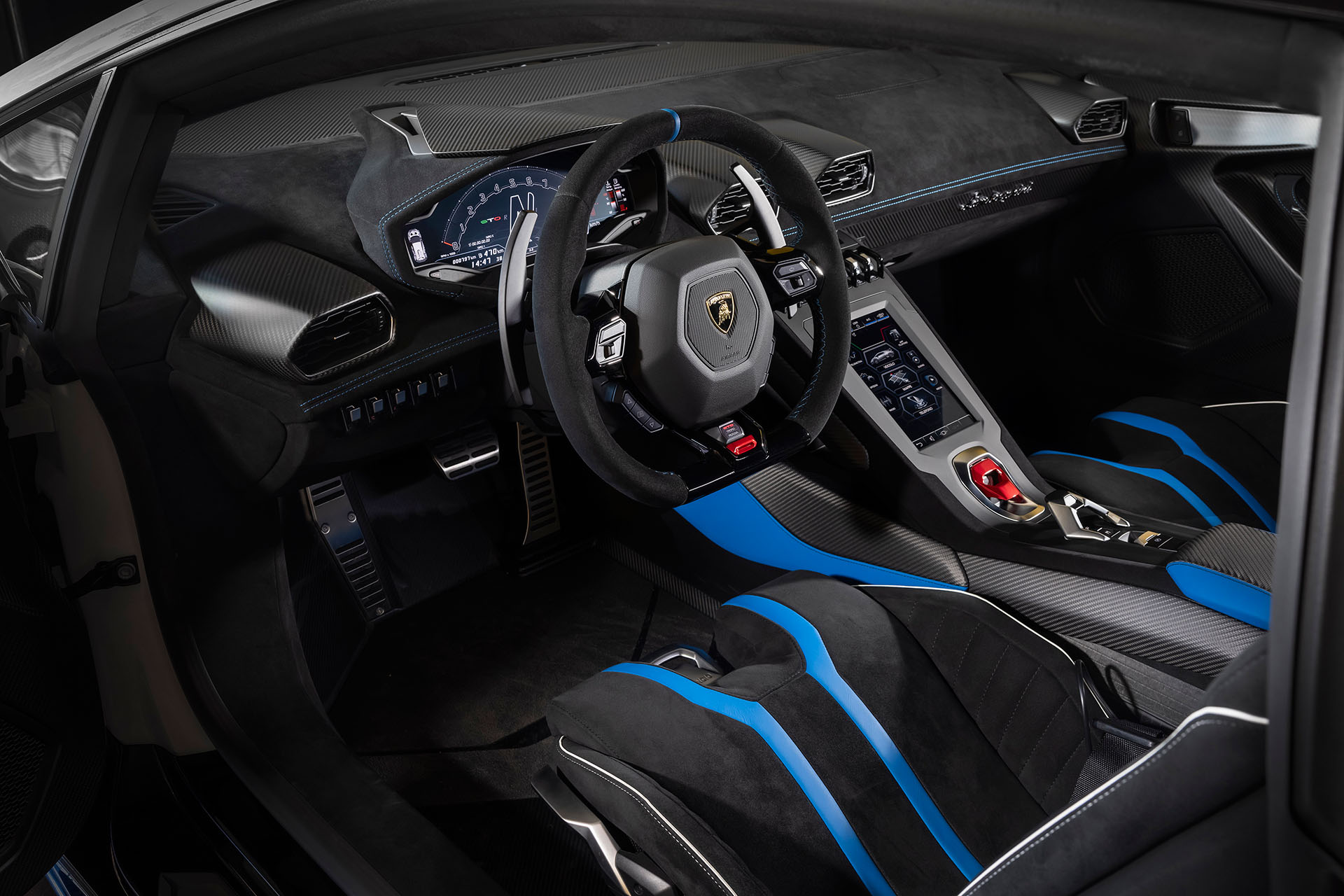 Download 2021 Lamborghini Huracán STO - Interior, Cockpit HD Wallpaper 1920x1280 #63