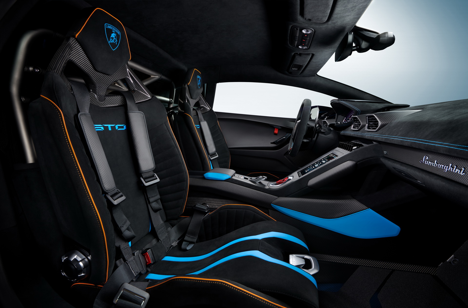 Download 2021 Lamborghini Huracán STO - Interior, Seats HD Wallpaper 1920x1265 #122