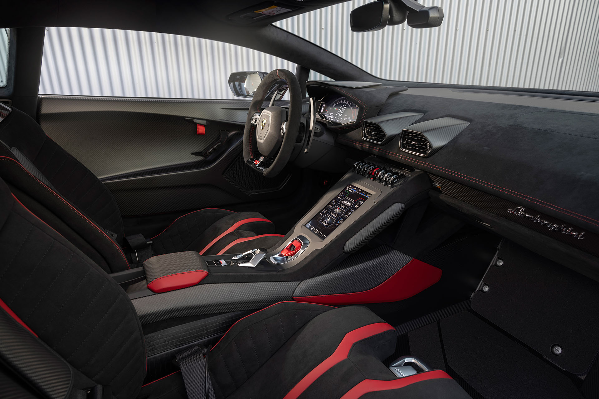 Download 2021 Lamborghini Huracán STO - Interior HD Wallpaper 1920x1280 #36
