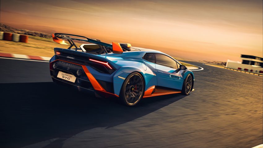 2021 Lamborghini Huracán STO - Rear Three-Quarter Wallpaper 850x478 #87