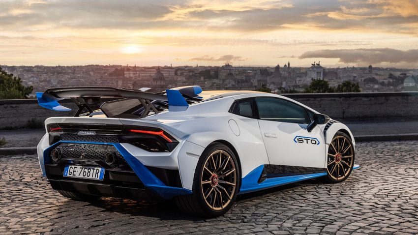 2021 Lamborghini Huracán STO - Rear Three-Quarter Wallpaper 850x478 #57
