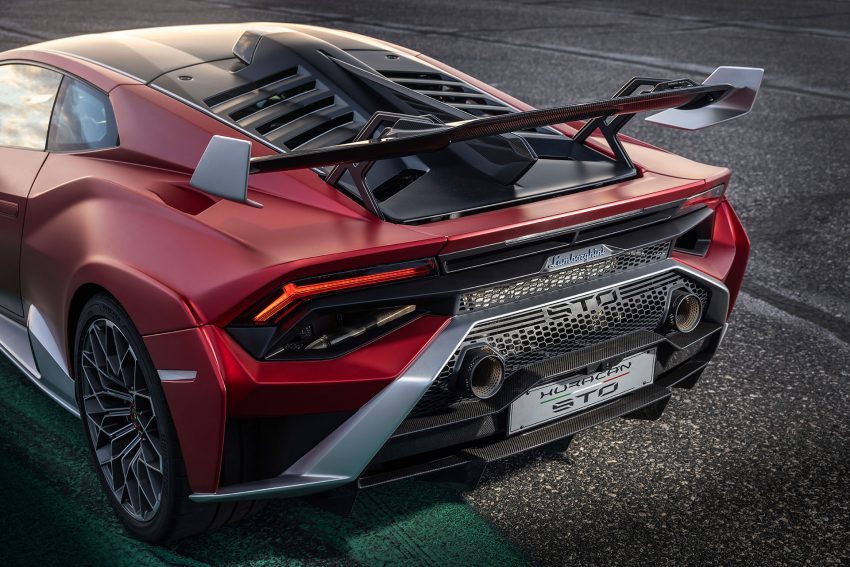 2021 Lamborghini Huracán STO - Spoiler Wallpaper 850x567 #35