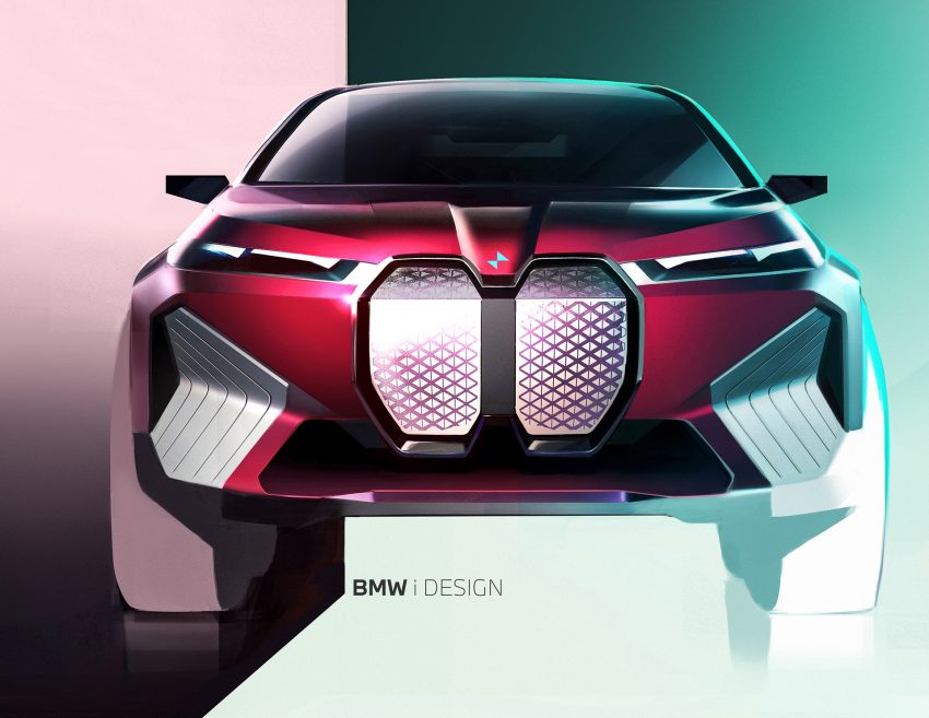 2022 BMW iX - Design Sketch Wallpaper 850x657 #73