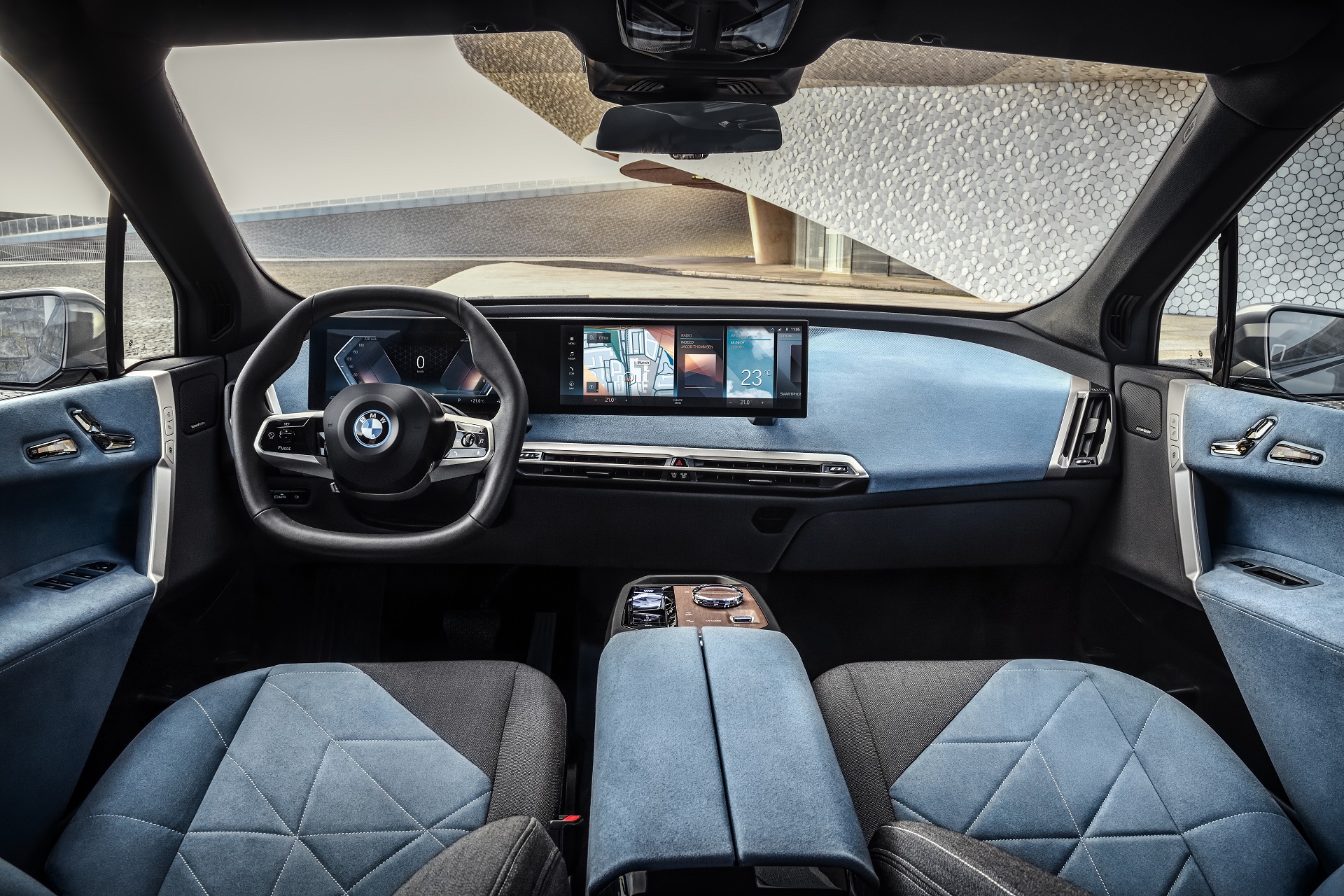 Download 2022 BMW iX - Interior, Cockpit HD Wallpaper 1920x1280 #45