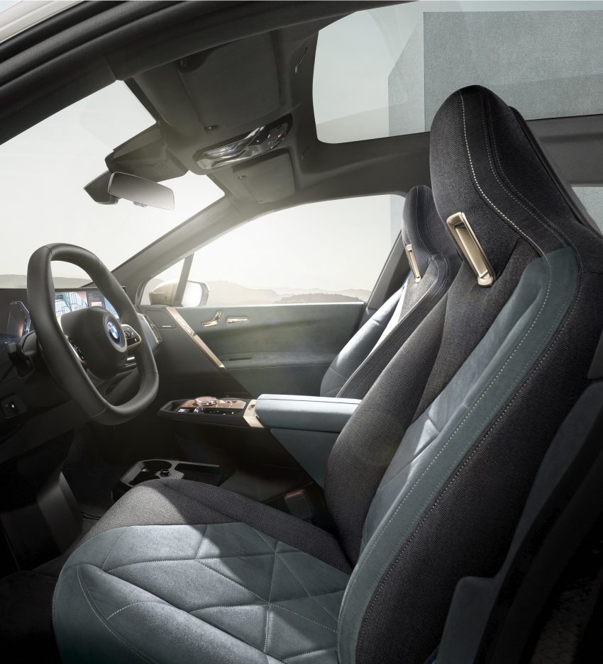 2022 BMW iX - Interior, Front Seats Phone Wallpaper 850x937 #69